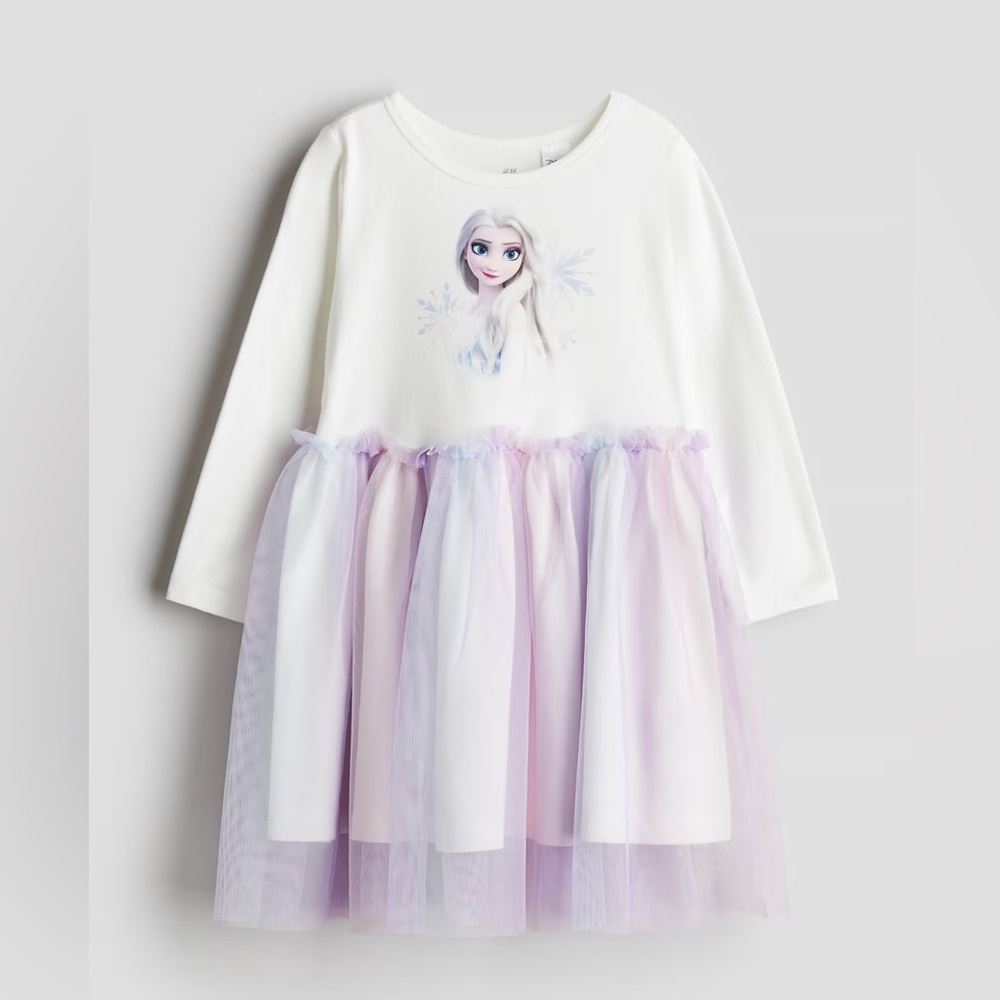 H&M Frozen Elsa tulle skirt dress
